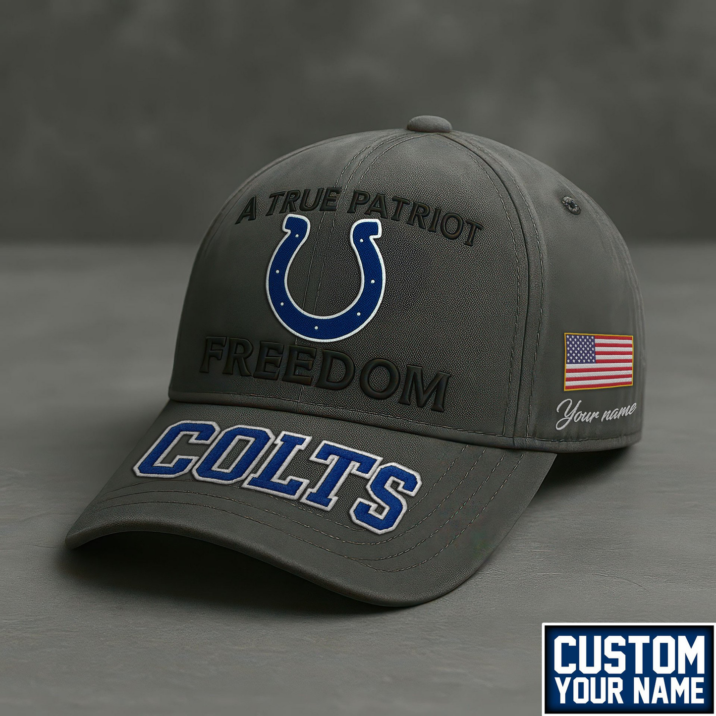 Premium IND x NFL A True Patriot Cap TD NDT TDT