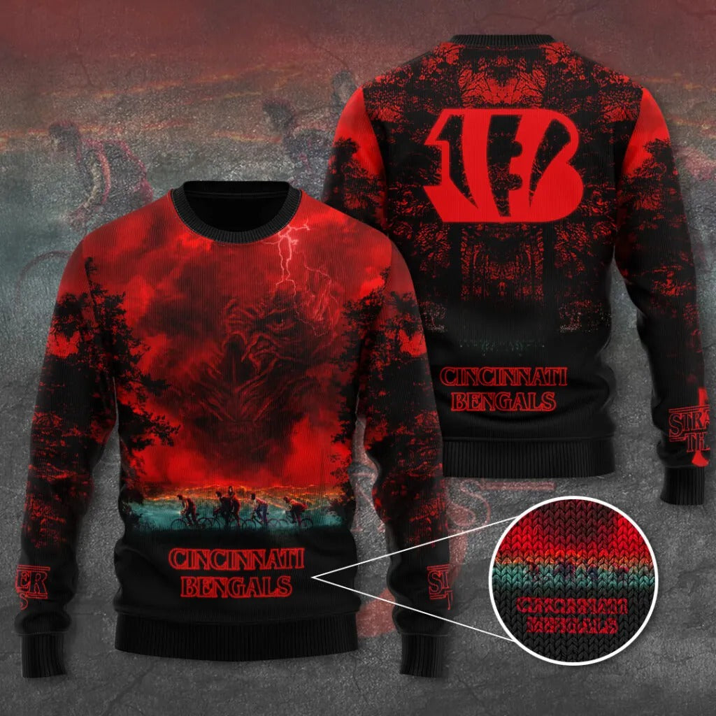 Premium NFL CIN x STGT Ugly Sweater V1 NMD NHM
