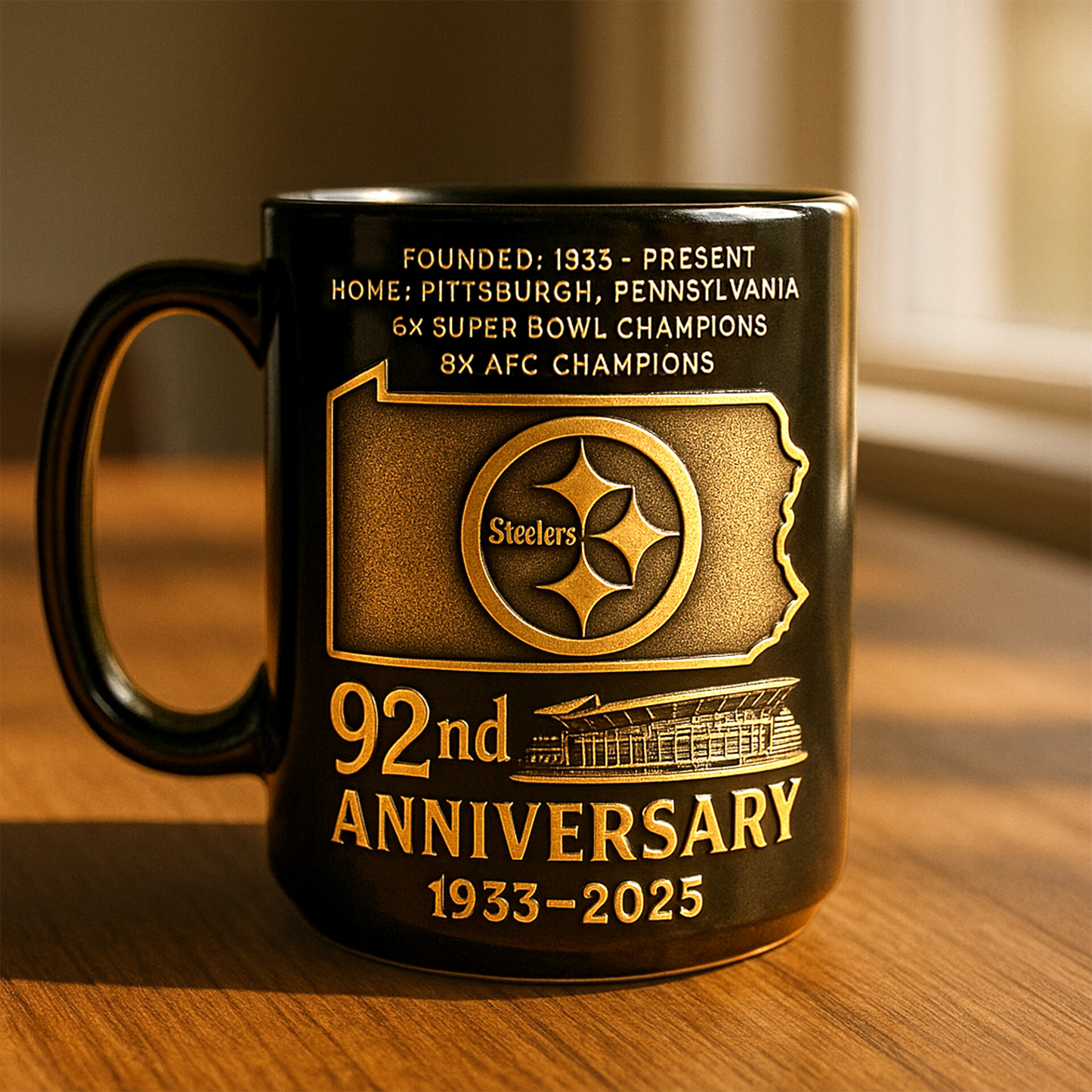 Premium NFL PIT The Anniversary Mug V1 NMD TTV