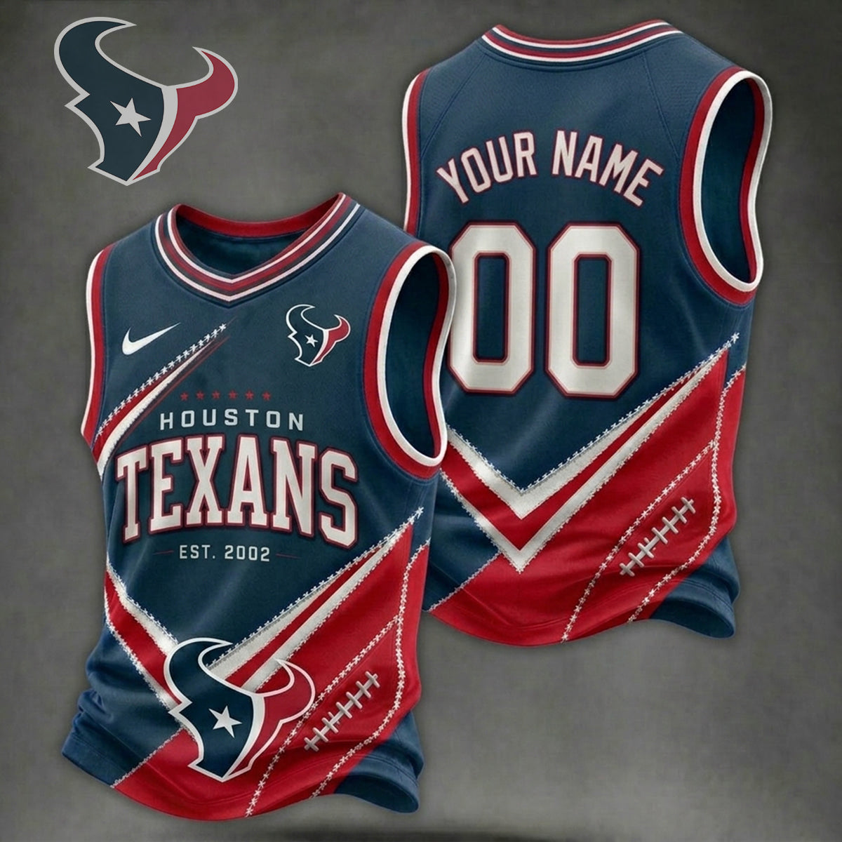 Premium NFL X HOU Game Day V-neck Tank Top Shirt V33 NDT NHM 080626