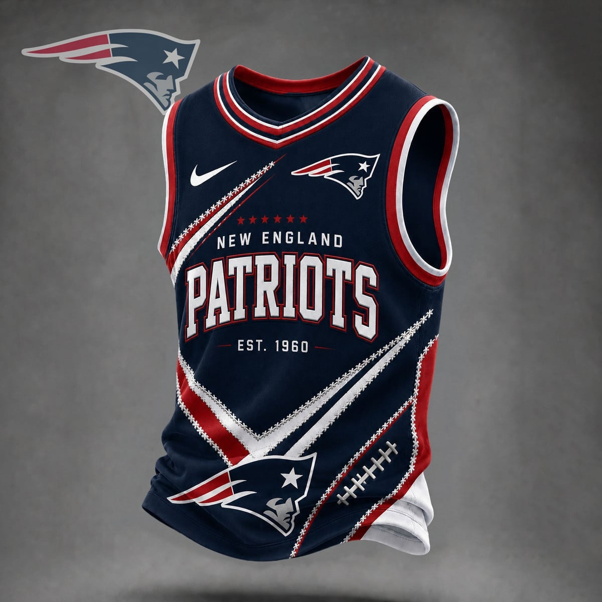Premium NFL X NEW Game Day V-neck Tank Top Shirt NDT NHM 030626