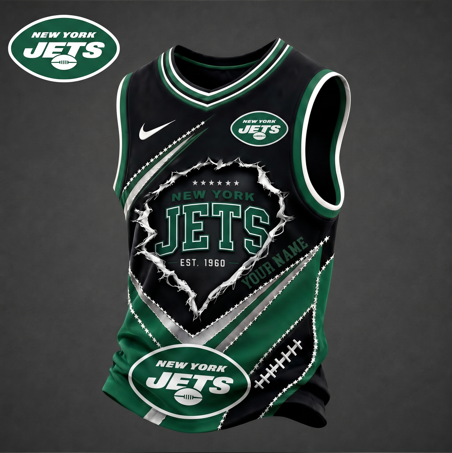 Premium NFL X NYJ Game Day V-neck Tank Top Shirt FOR SUMMER HOLIDAY NDT VHM 050626