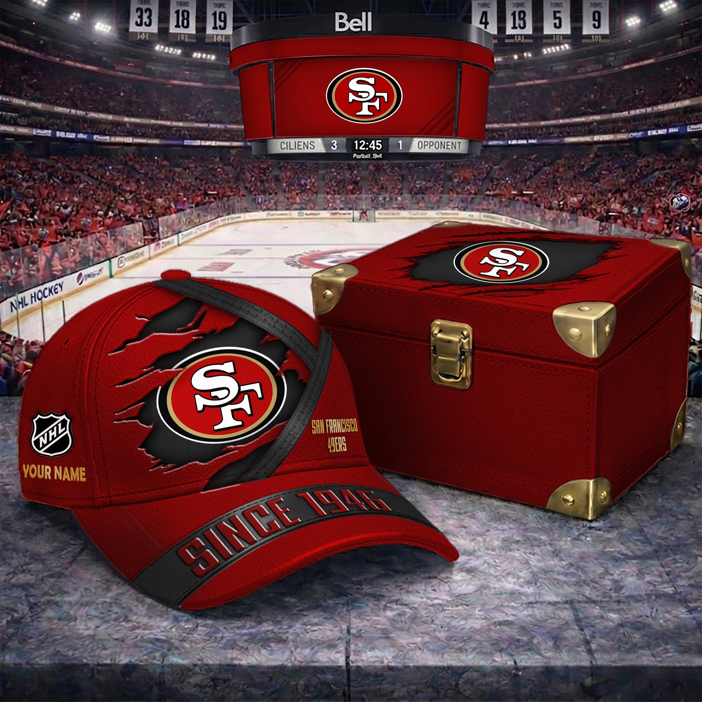 Premium NFL X SF CUSTOM NAME CRACK HAT NDT NTN 050526