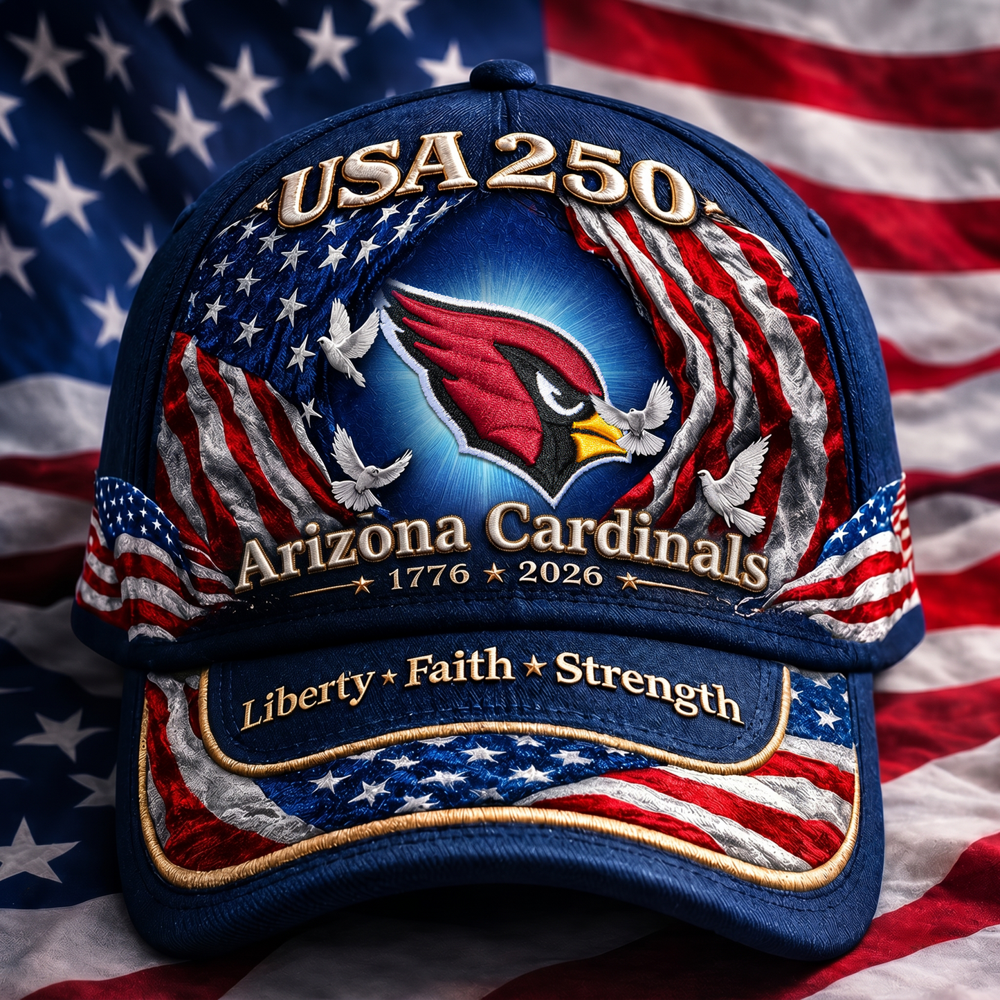 Premium NFL x AC 250 Years Anniversary Of Freedom Cap 220626