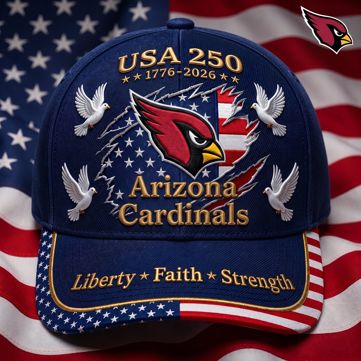 Premium NFL x AC 250 Years Anniversary Of Freedom Cap V2 260626