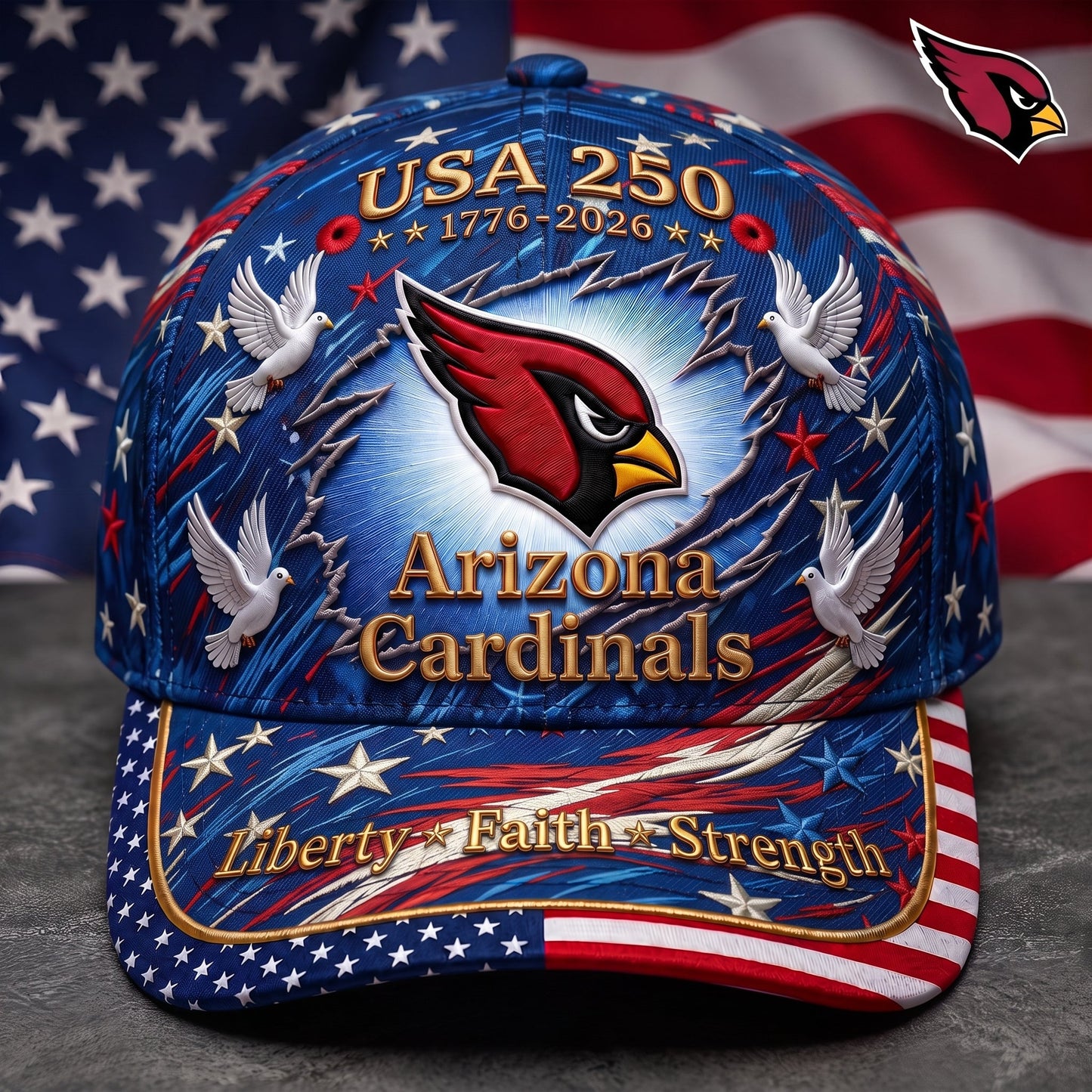 Premium NFL x AC 250 Years Anniversary Of Freedom Cap V4 260626