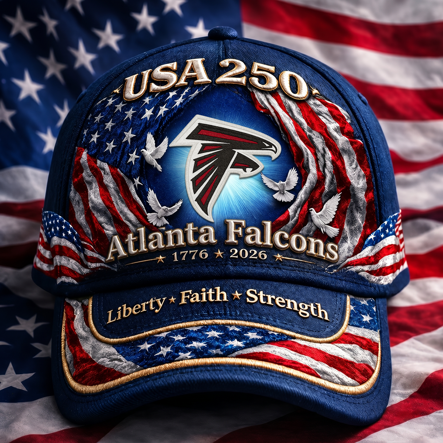 Premium NFL x AF 250 Years Anniversary Of Freedom Cap 220626