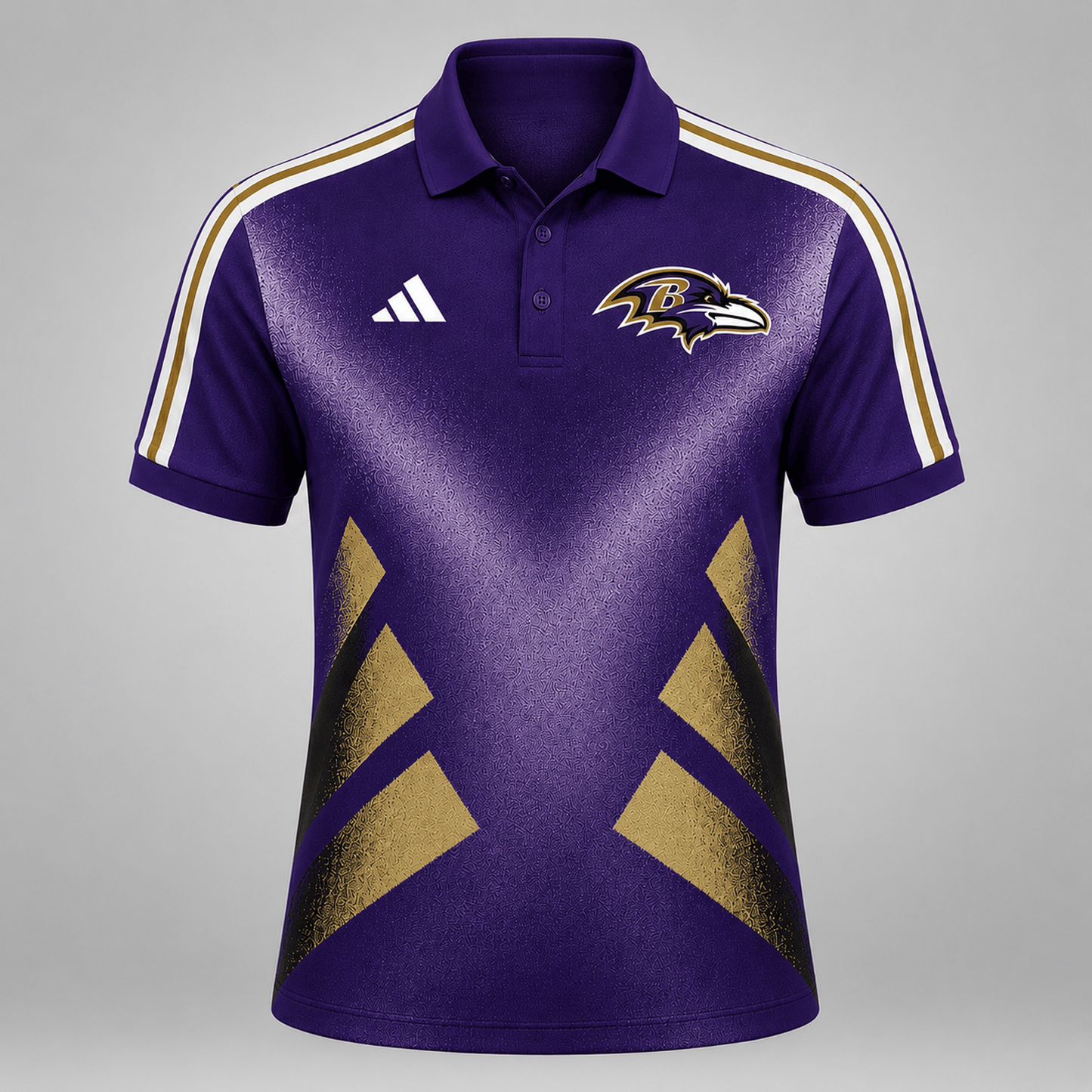 Premium NFL x BAL Sports Fan Geometric Pattern Polo Shirt 270626