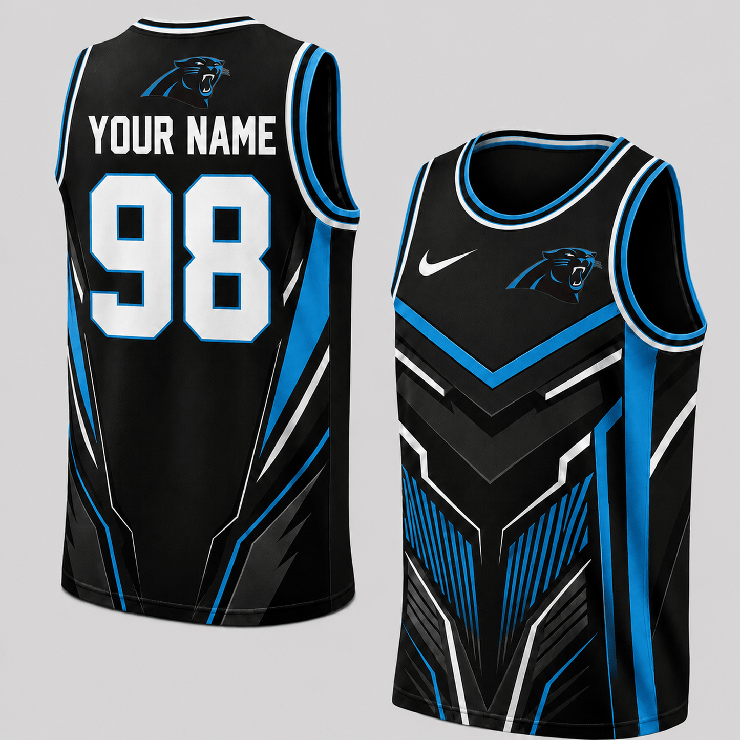 Premium NFL x CAR Personalized Football Fan Tank Top Custom Name Number Sport Shirt 220626