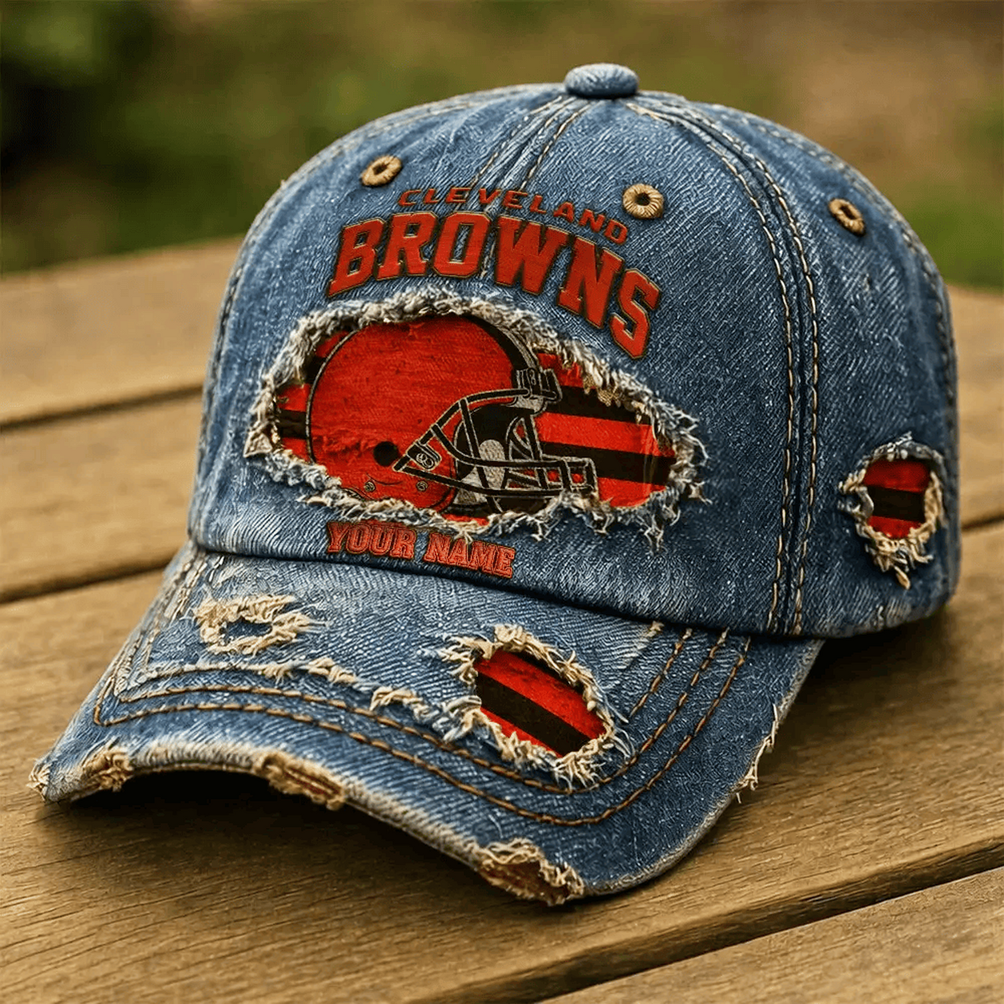 Premium NFL x CLE Denim Washed Cap New Style DATND TANTD 280526