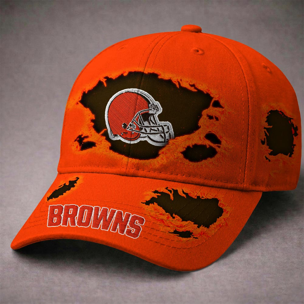 Premium NFL x CLE Scratch Pattern Cap DATND TANTD 250526