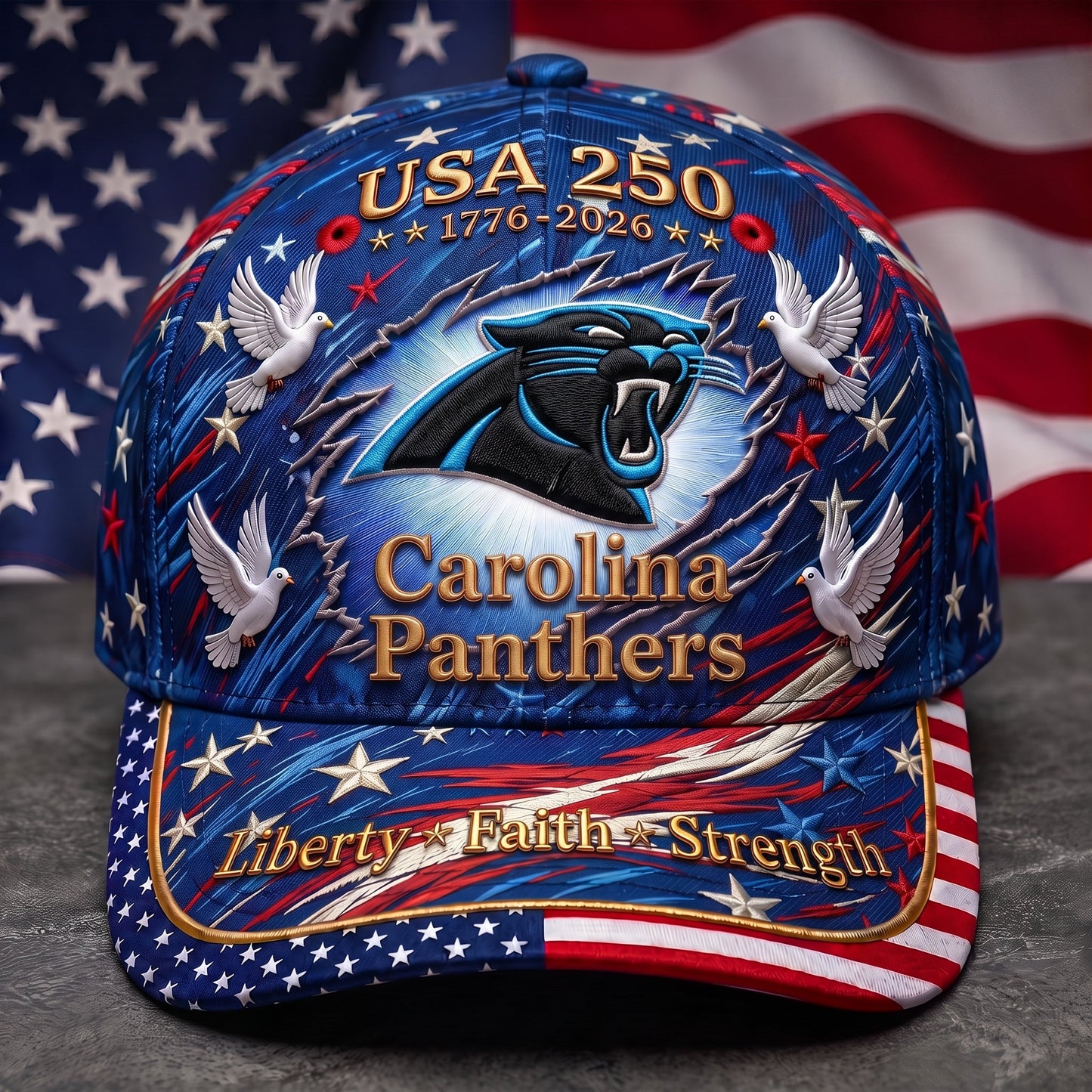 Premium NFL x CP 250 Years Anniversary Of Freedom Cap V4 260626