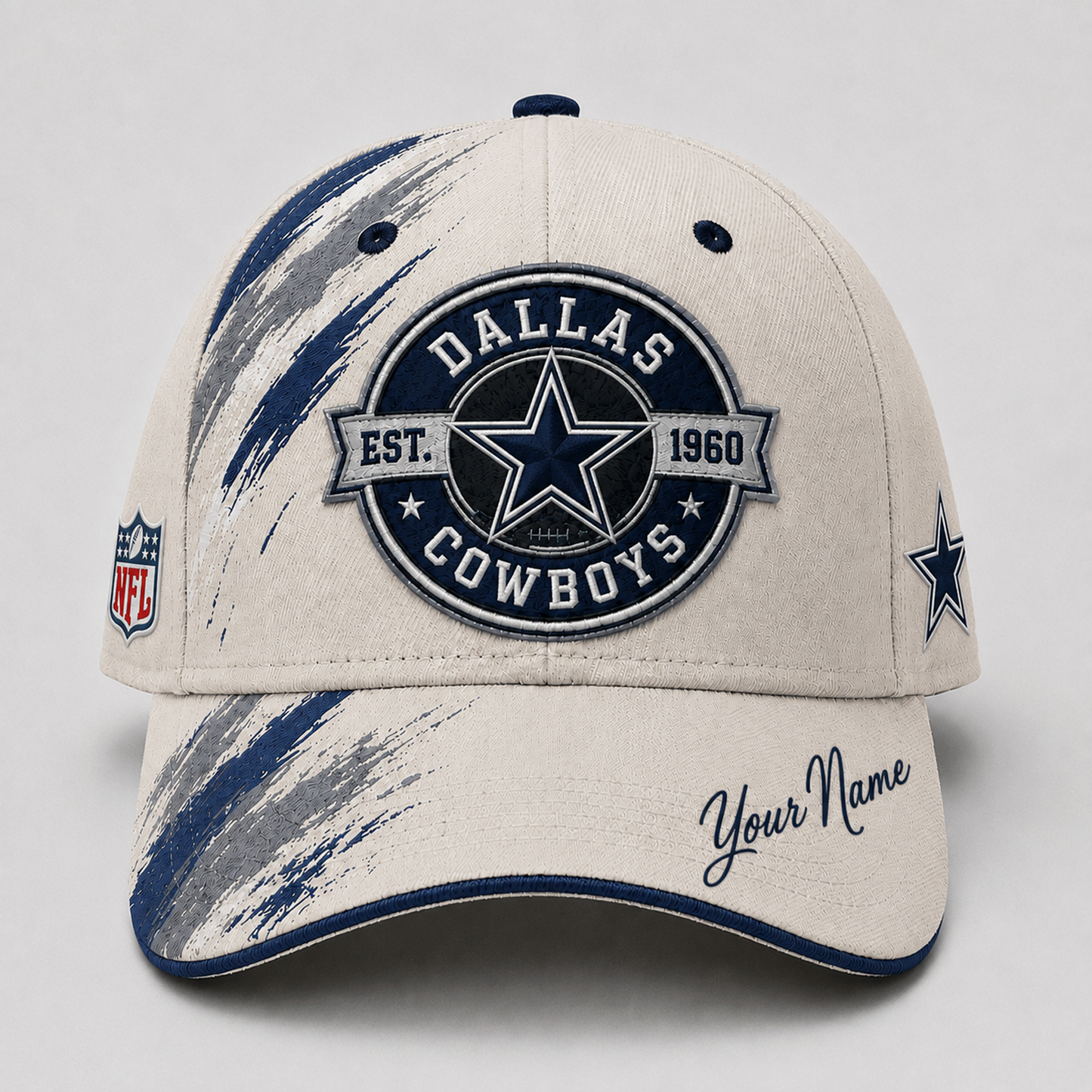 Premium NFL x DAL Custom Name Cap For Football Fans Loving Sporty Style 030726