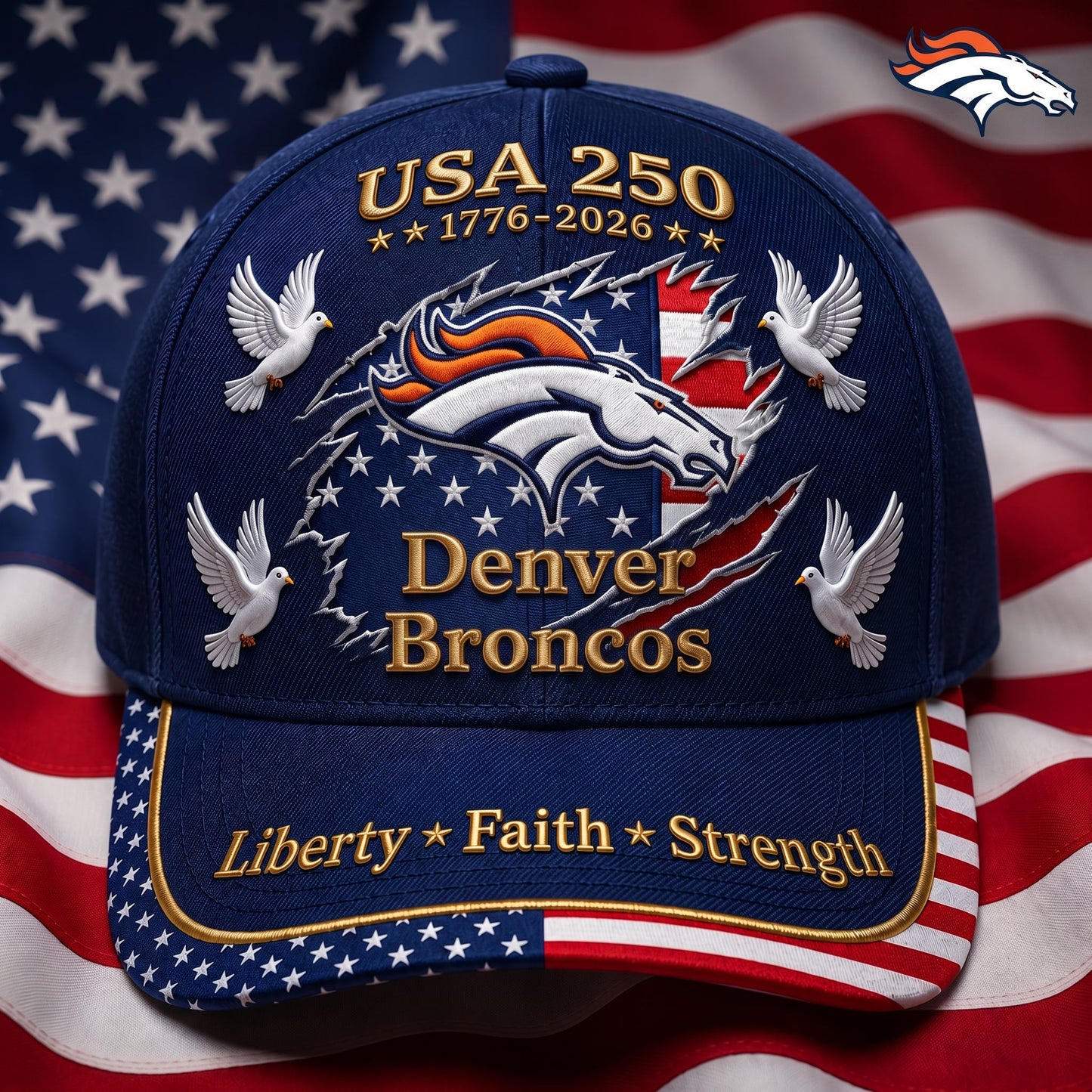 Premium NFL x DB 250 Years Anniversary Of Freedom Cap V2 260626