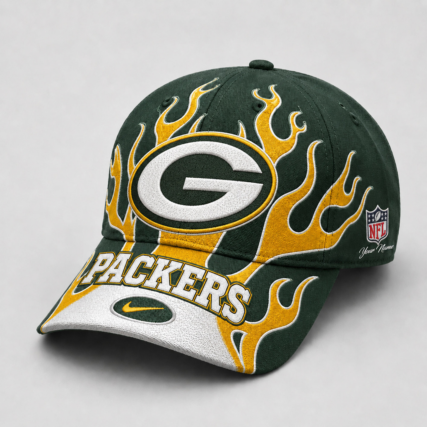 Premium NFL x GB Game Day Flame Cap 260626
