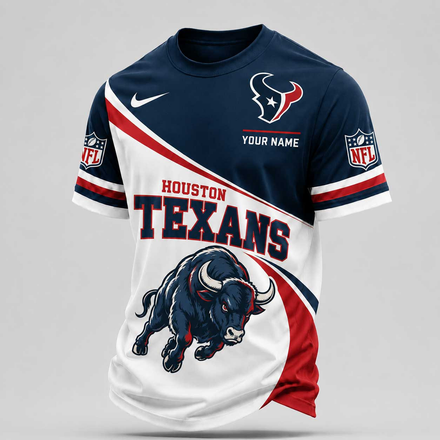 Premium NFL x HOU Bold Team Pride T-shirt