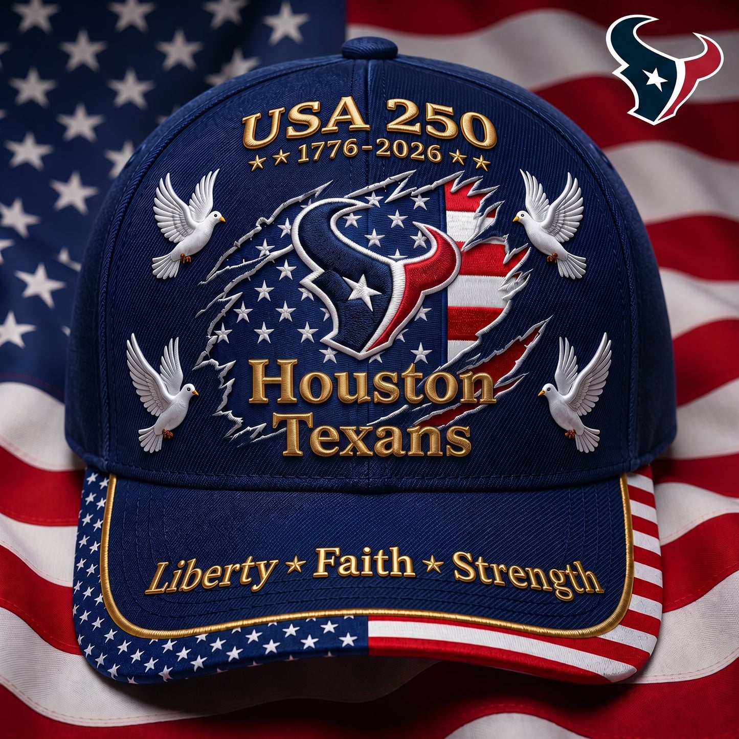 Premium NFL x HT 250 Years Anniversary Of Freedom Cap V2 260626
