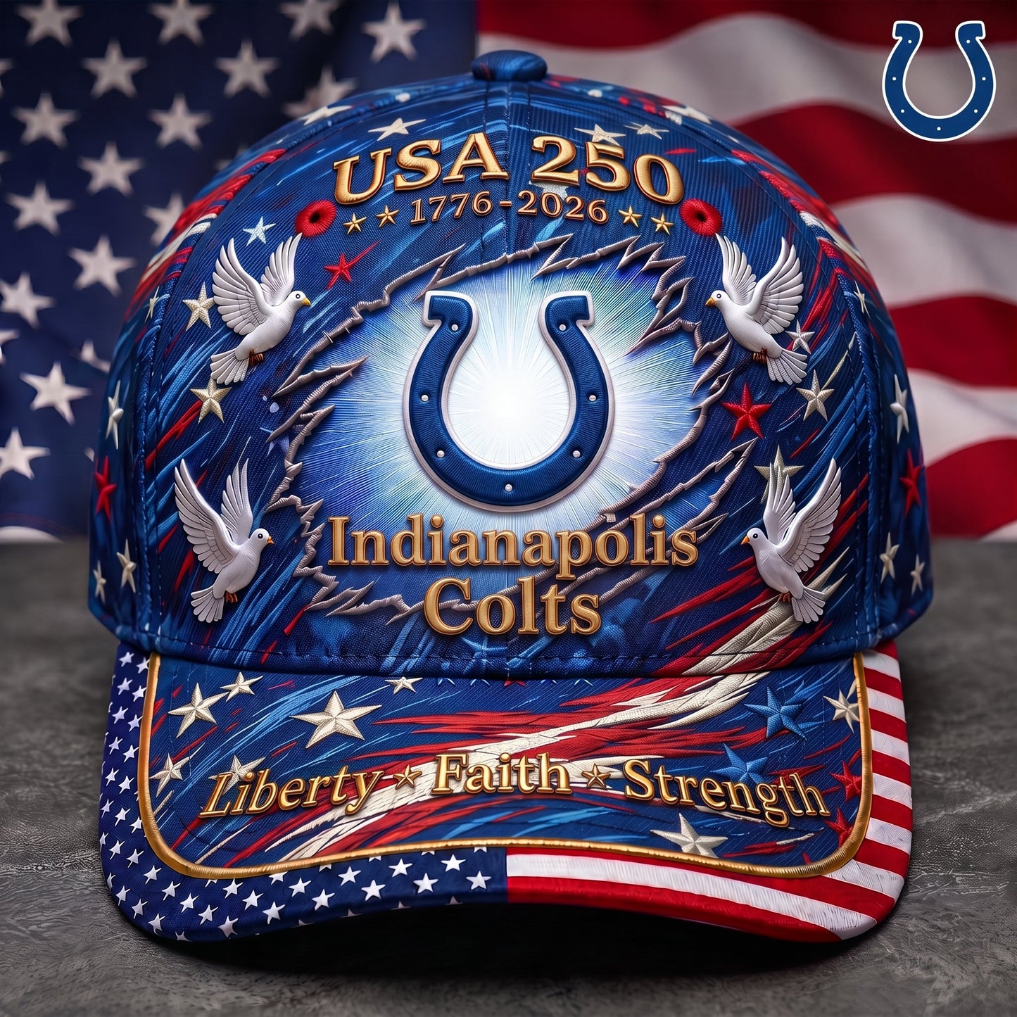 Premium NFL x IC 250 Years Anniversary Of Freedom Cap V4 260626
