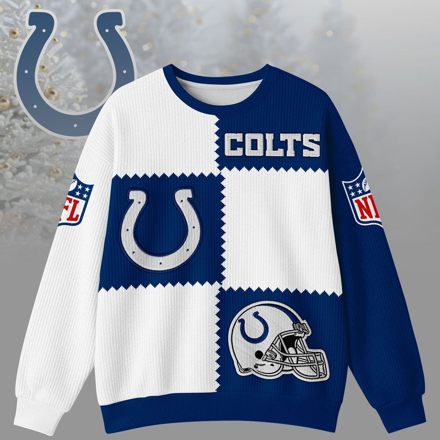 Premium NFL x IND Cozy Holiday SweatShirt NDT NHM