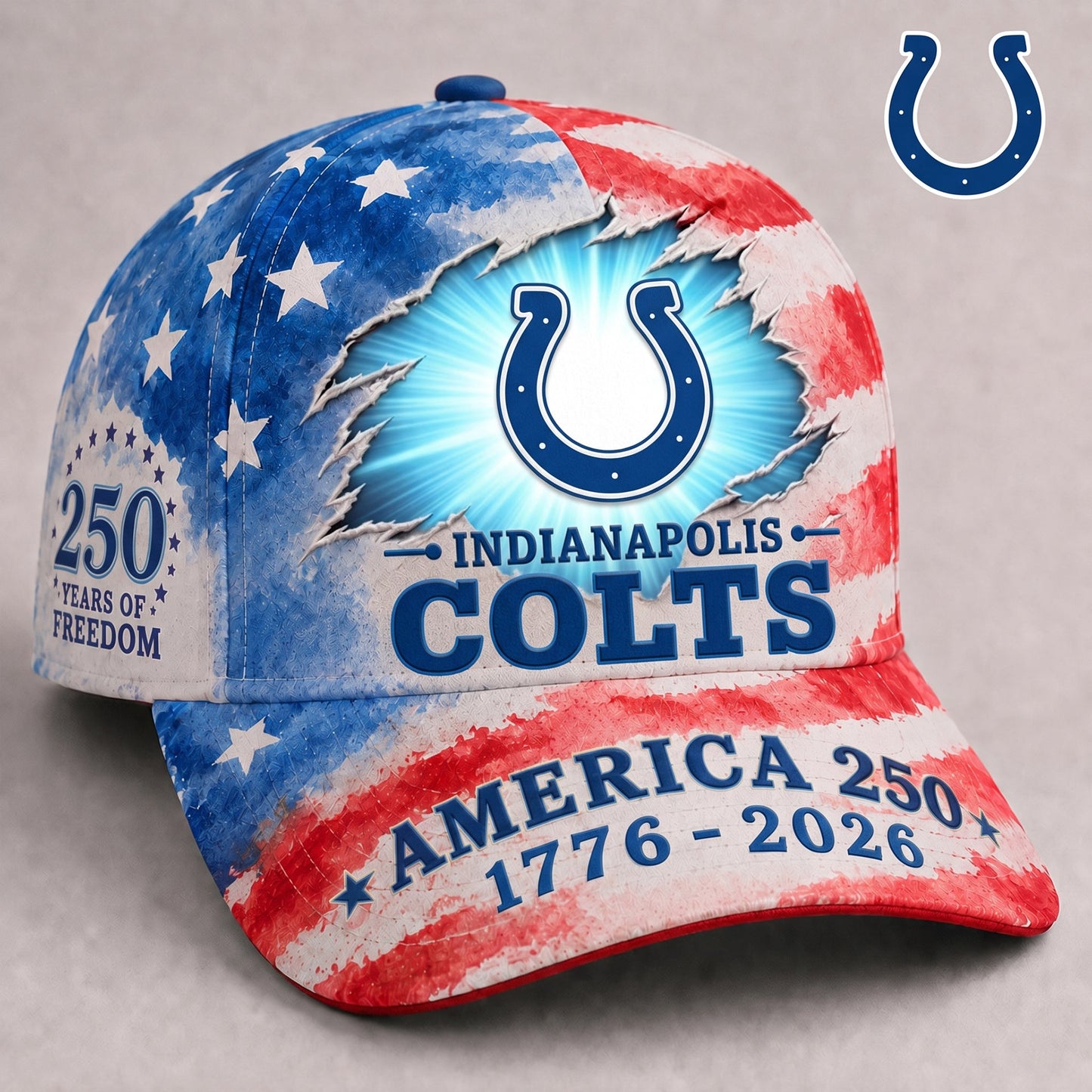 Premium NFL x IND EXCLUSIVE 250 Years Anniversary Of Freedom Cap 270626