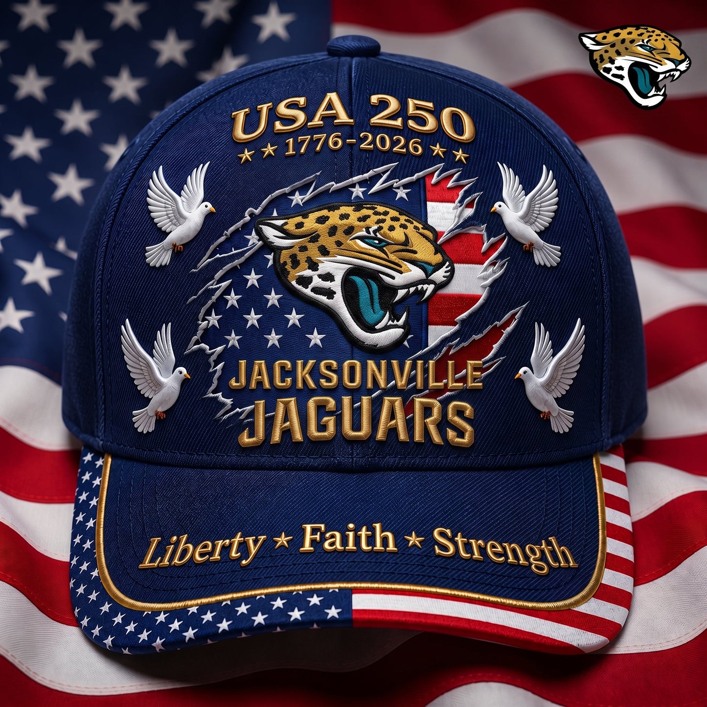 Premium NFL x JJ 250 Years Anniversary Of Freedom Cap V2 260626