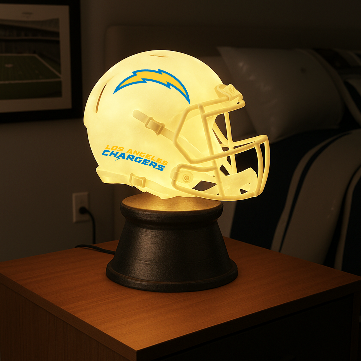 Premium NFL x LAC LED Helmet Night Light DATND TANTD