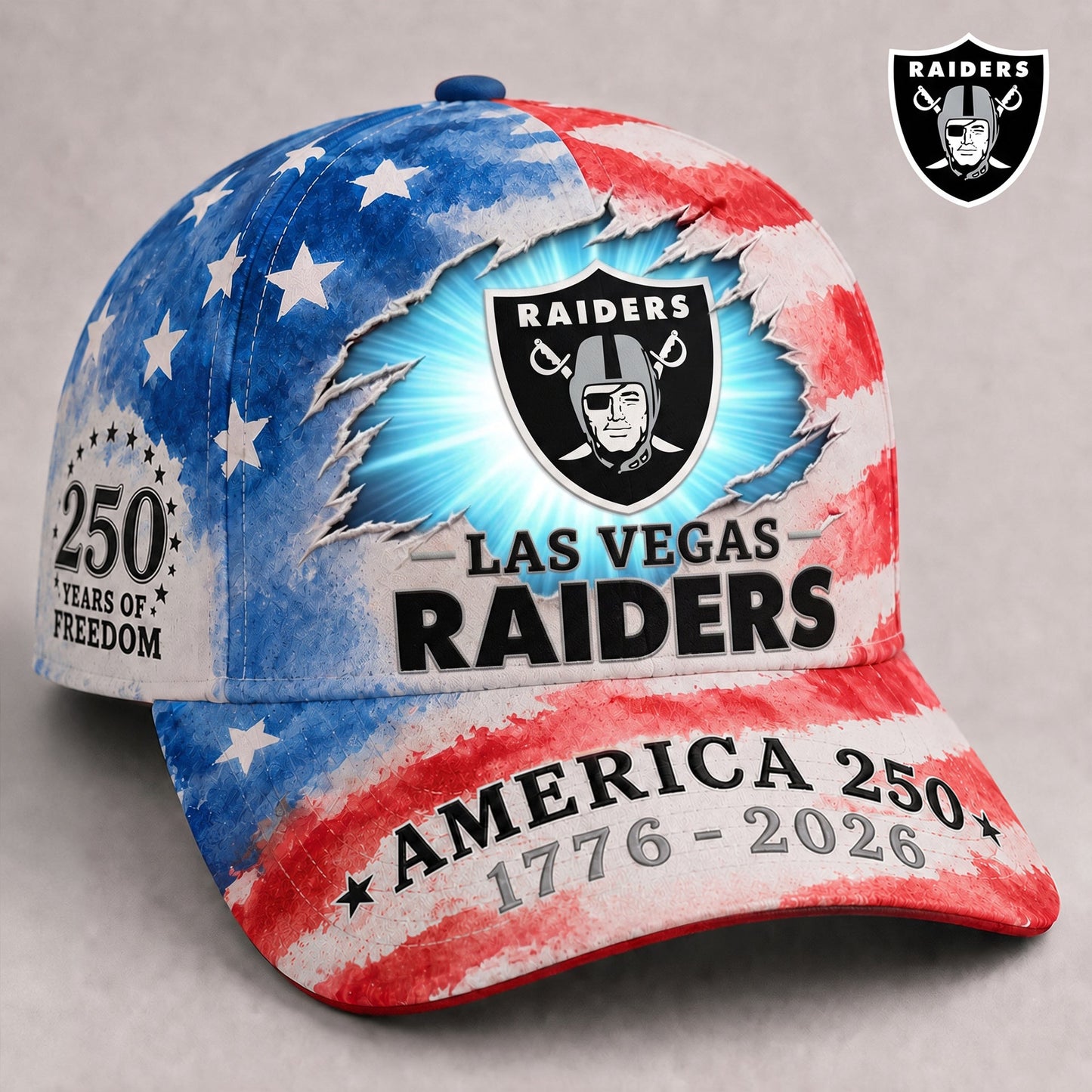 Premium NFL x LV EXCLUSIVE 250 Years Anniversary Of Freedom Cap 270626