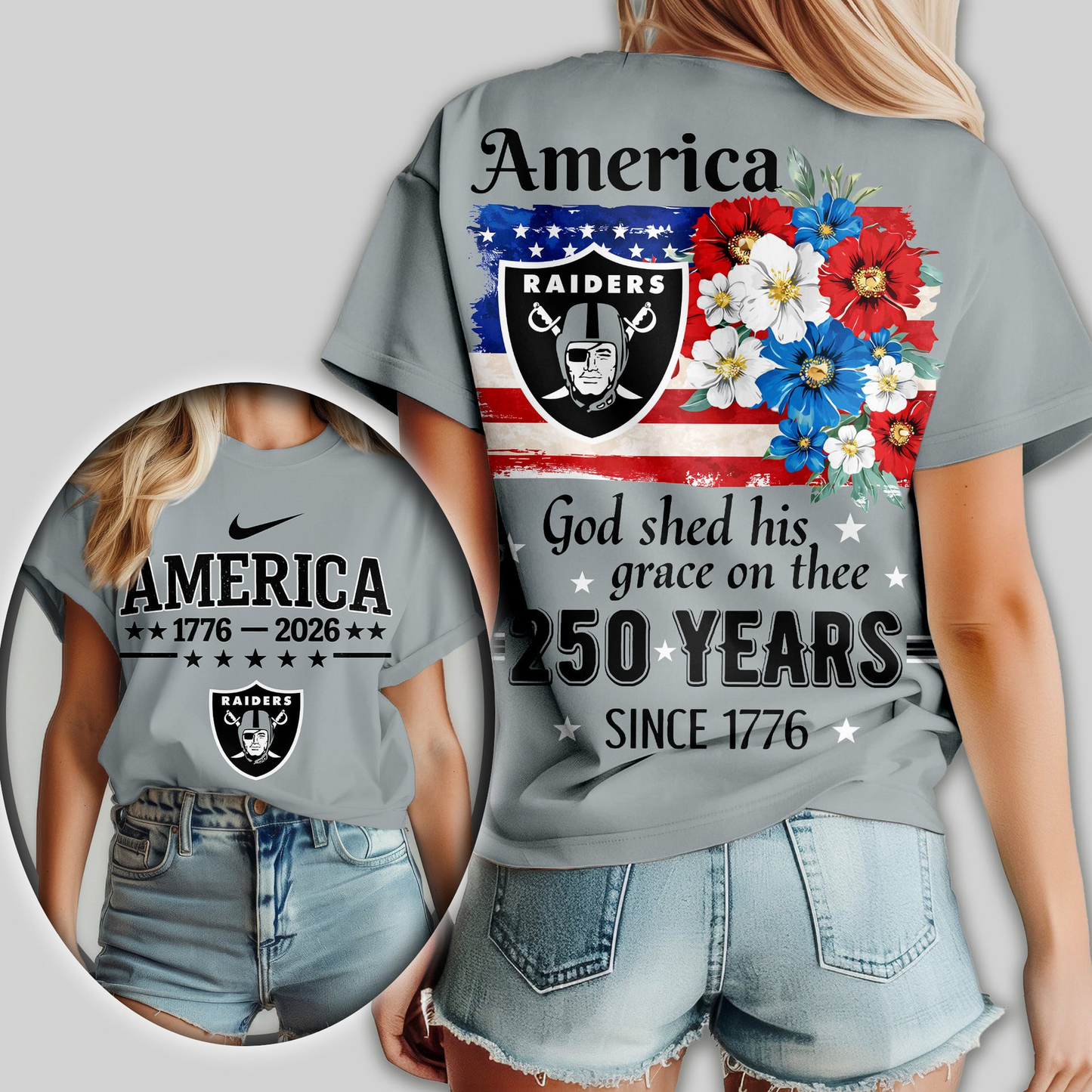 Premium NFL x LVR America God Shed His Grace On Thee Women Shirt NDT VHM