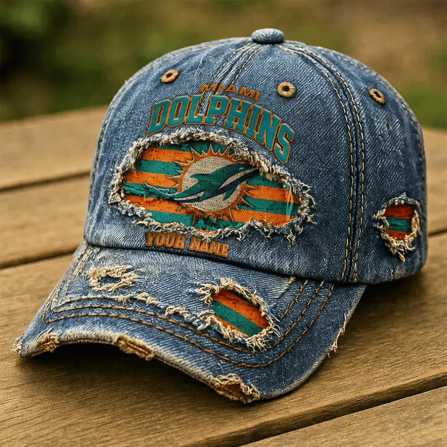 Premium NFL x MIA Denim Washed Cap New Style DATND TANTD 280526