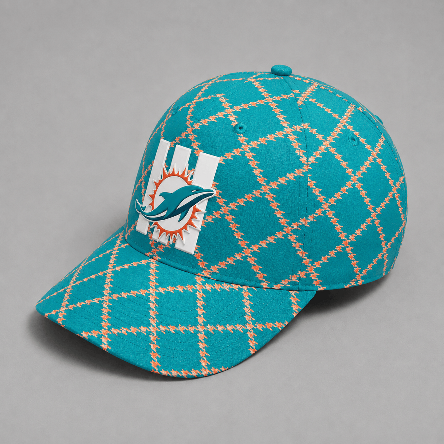 Premium NFL x MIA Game Day Geometric Pattern Baseball 300626