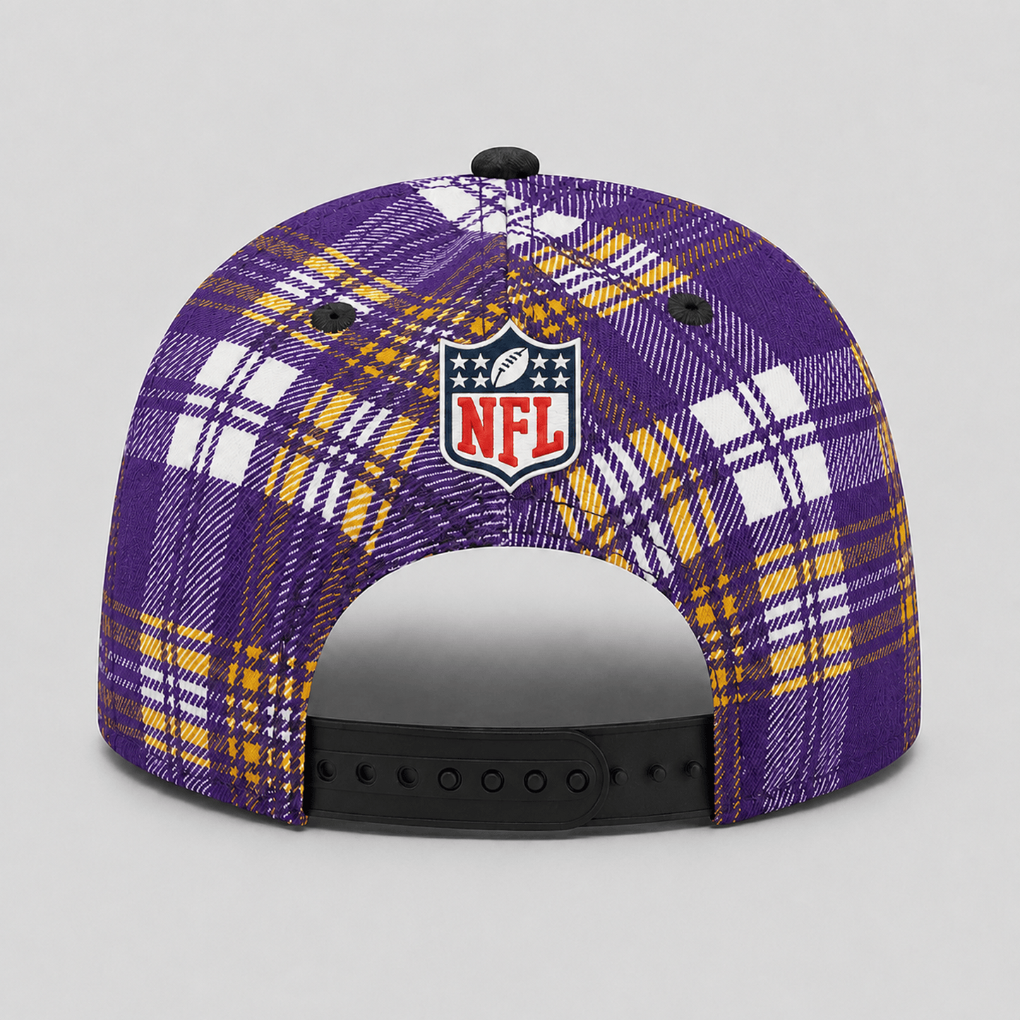 Premium NFL x MIN Plaid Game Day Style cap