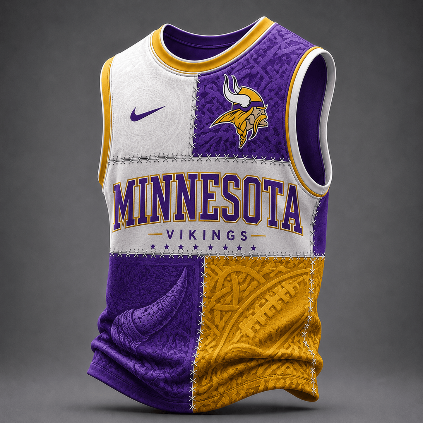 Premium NFL x MIN Team Inspired Tank Top Jersey 240626