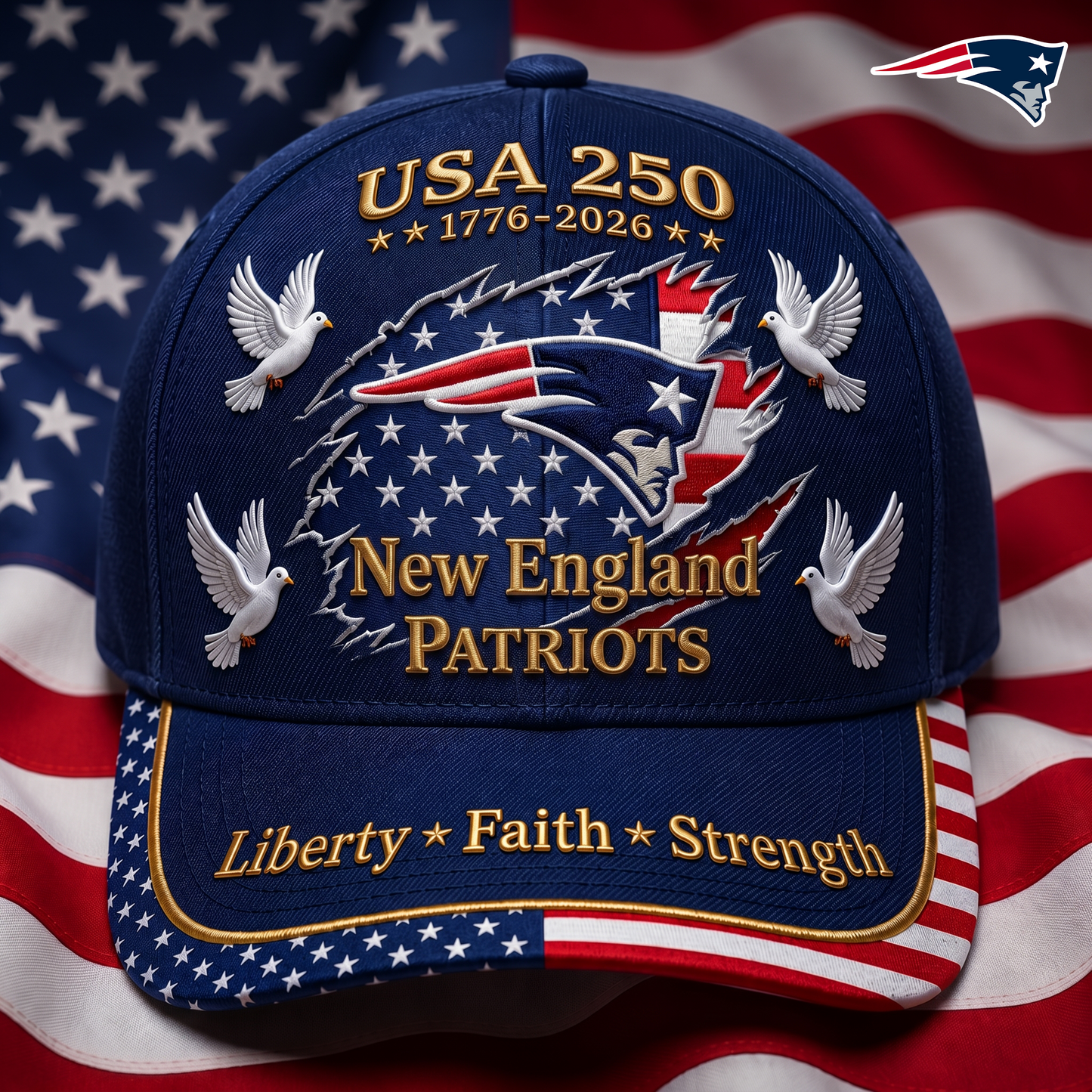 Premium NFL x NEP 250 Years Anniversary Of Freedom Cap V2 260626
