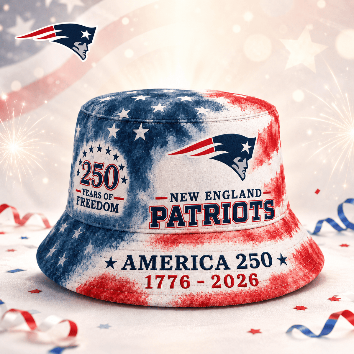 Premium NFL x NEP 250 Years Of Freedom Bucket Hat 120625
