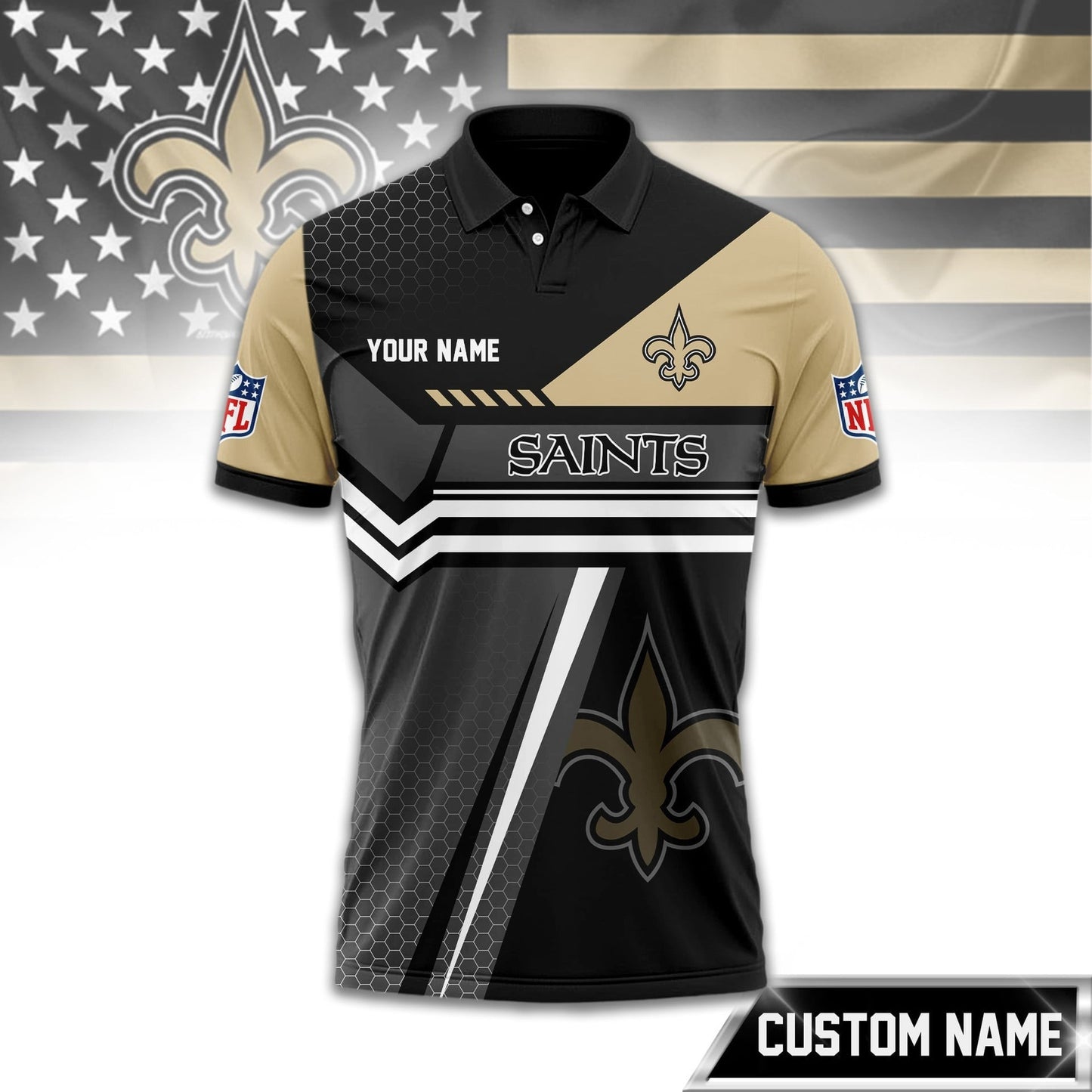 Premium NFL x NO Inspired Custom Game Day Polo NDT NHM