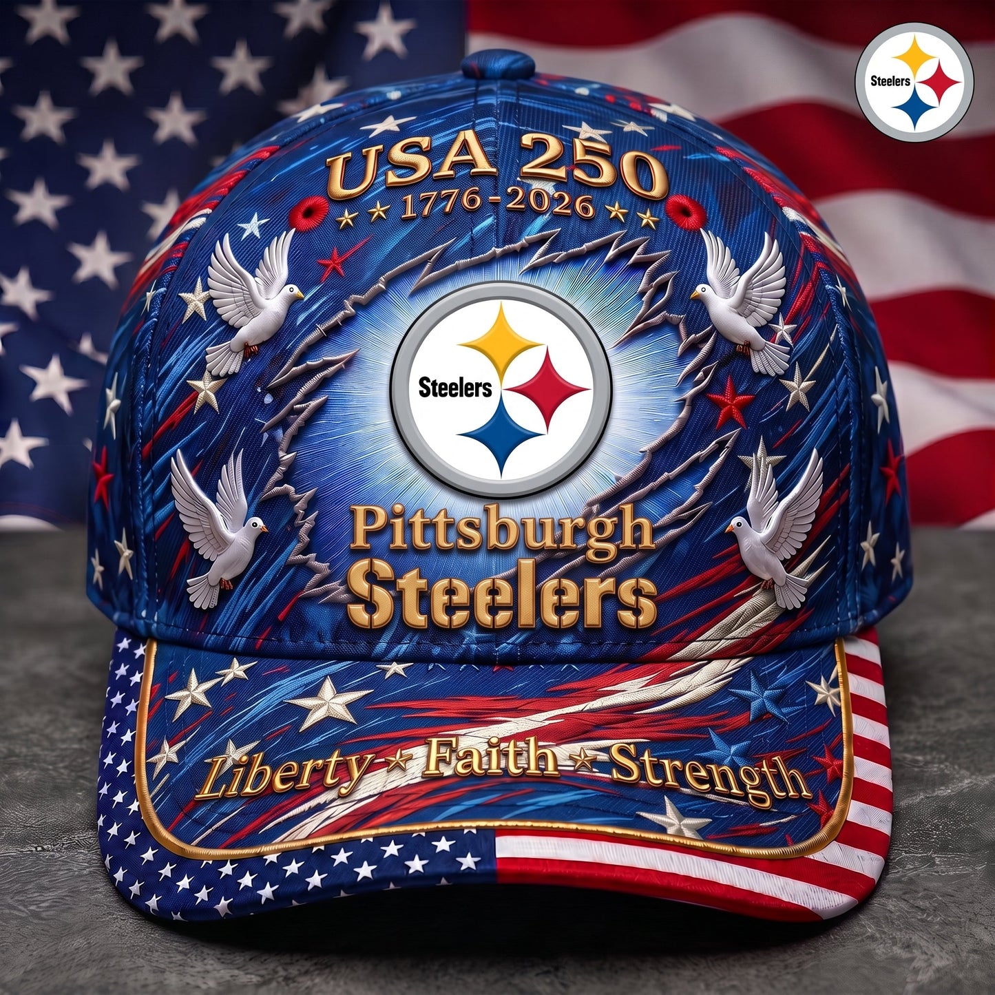 Premium NFL x PS 250 Years Anniversary Of Freedom Cap V4 260626