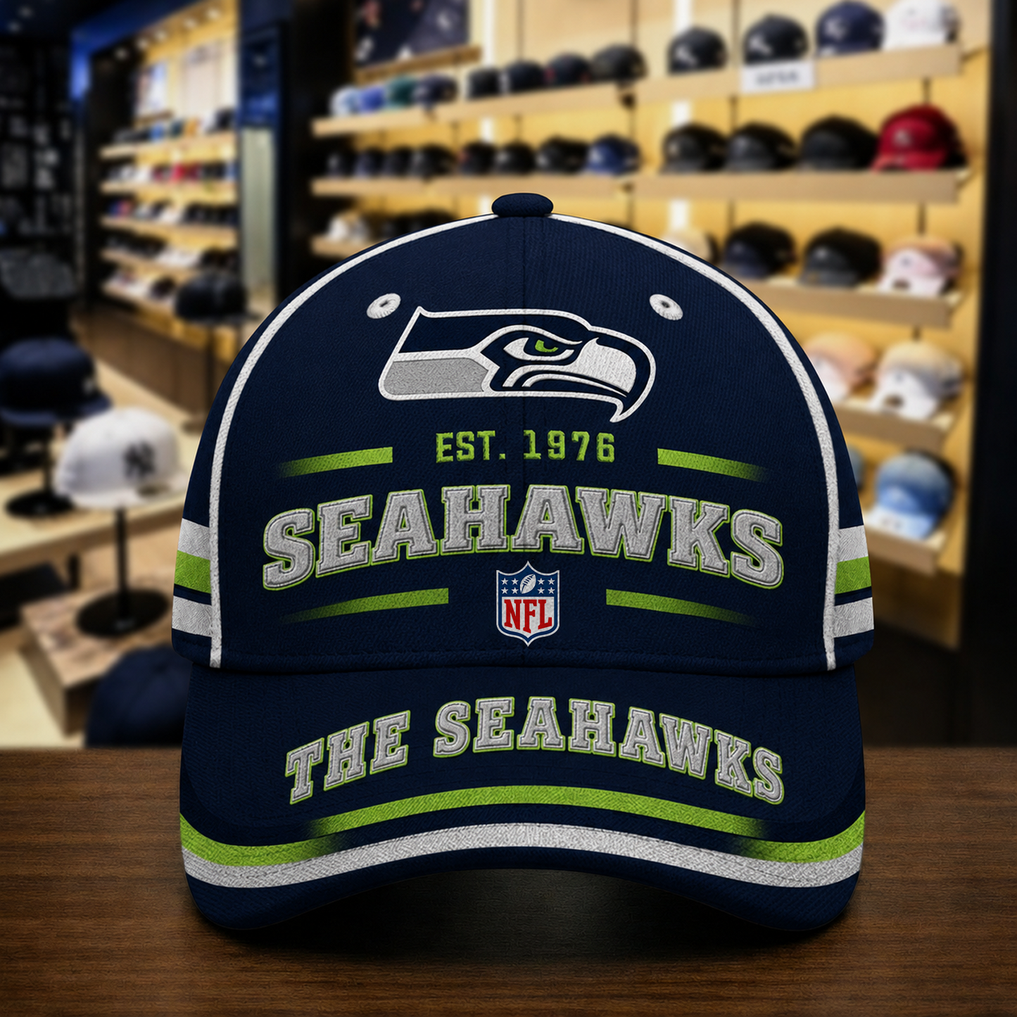 Premium NFL x SEA Cap For Fan 230626
