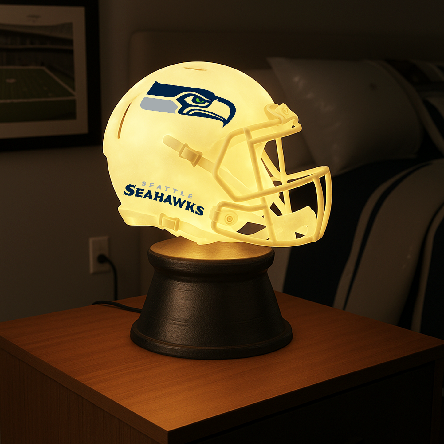 Premium NFL x SEA LED Helmet Night Light DATND TANTD