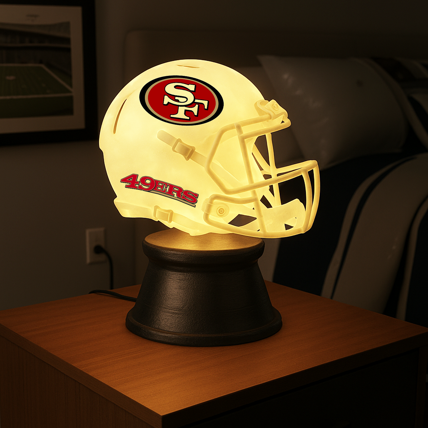 Premium NFL x SF LED Helmet Night Light DATND TANTD