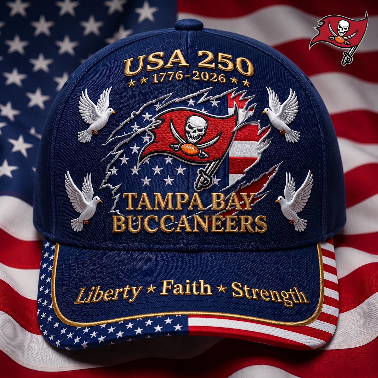 Premium NFL x TBB 250 Years Anniversary Of Freedom Cap V2 260626