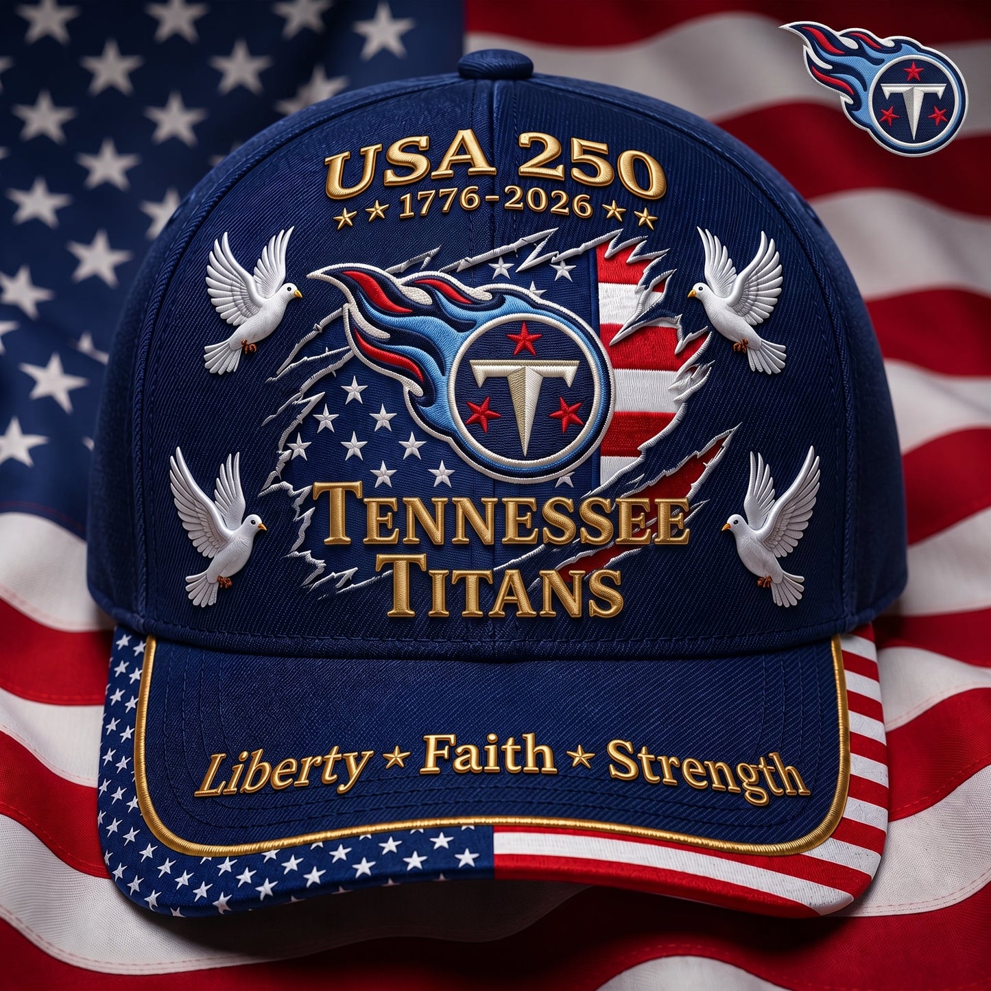 Premium NFL x TT 250 Years Anniversary Of Freedom Cap V2 260626