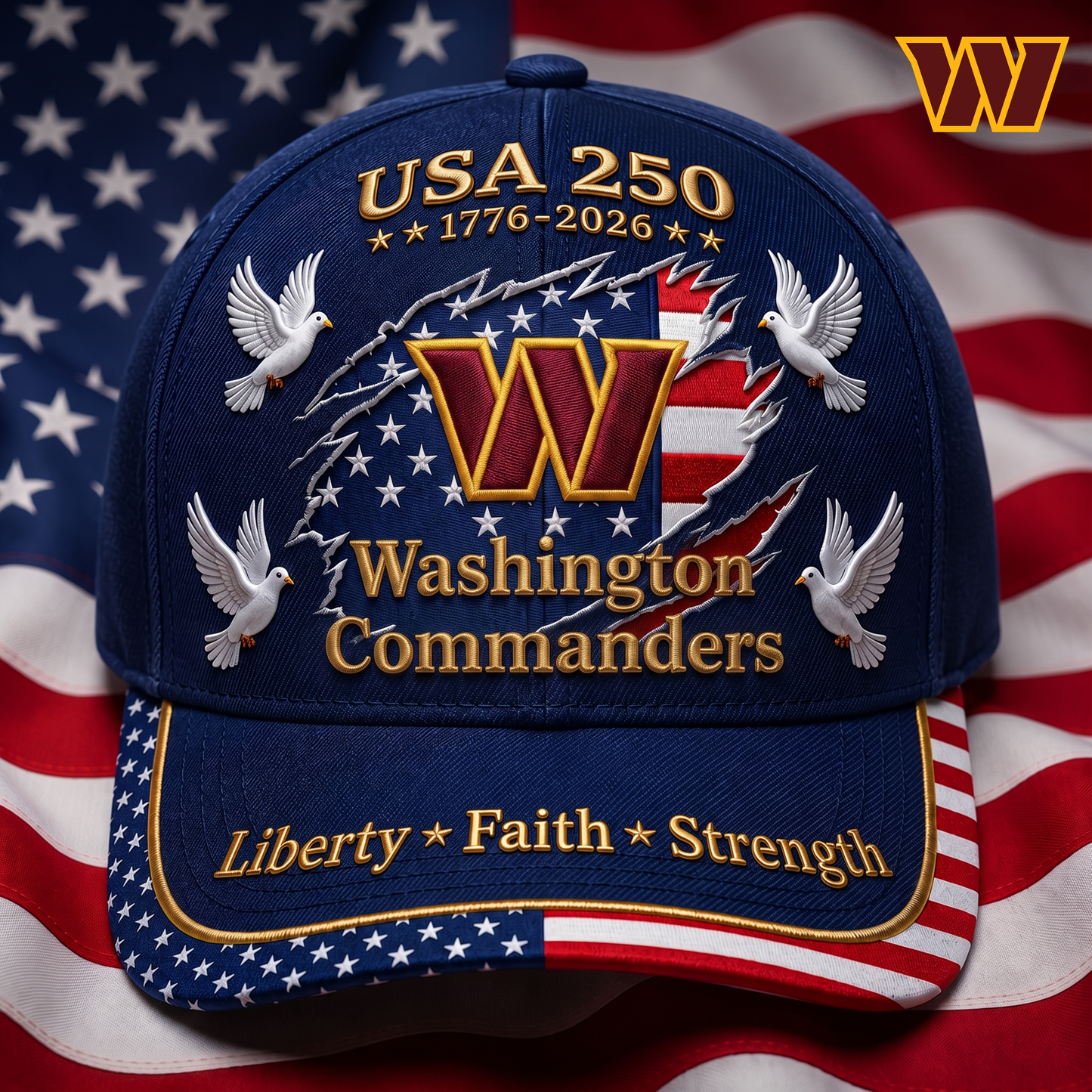 Premium NFL x WC 250 Years Anniversary Of Freedom Cap V2 260626