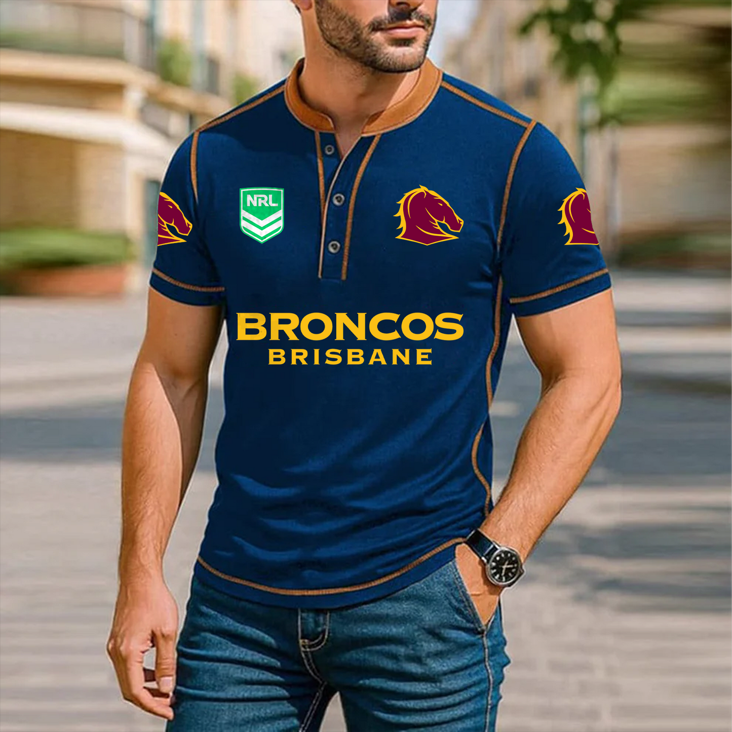 Premium NRL x BRI Polo Tshirt NDT TDT 051225