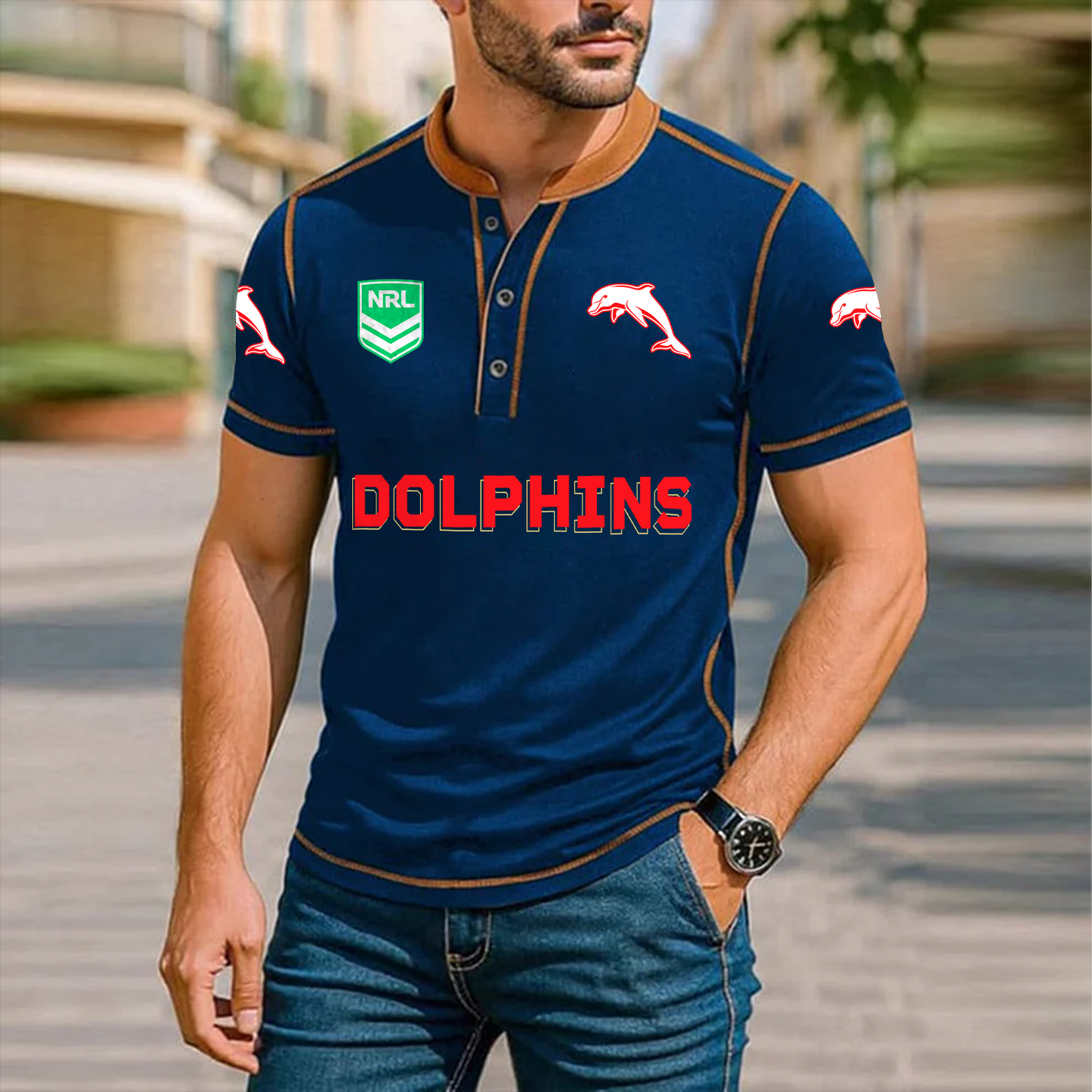 Premium NRL x DOL Polo Tshirt NDT TDT 051225