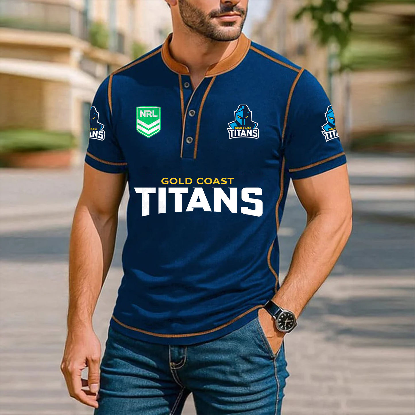 Premium NRL x GLD Polo Tshirt NDT TDT 051225