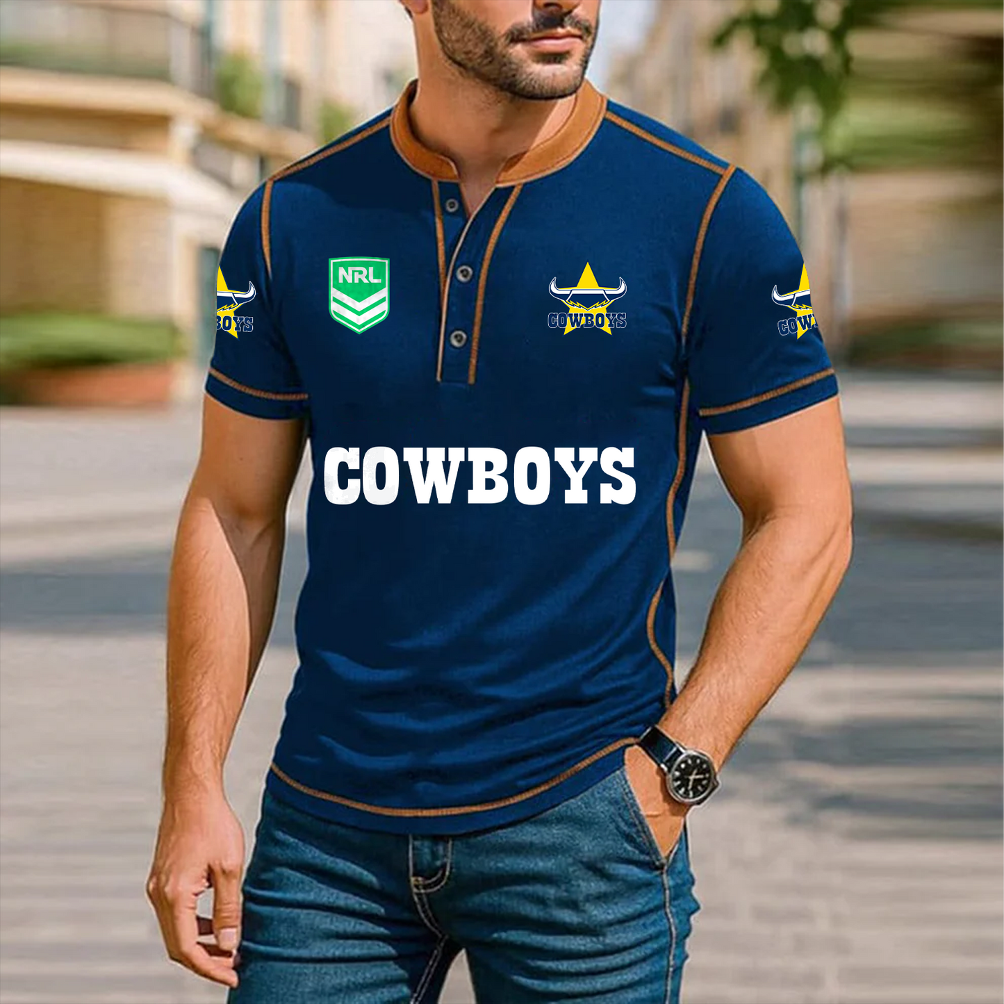 Premium NRL x NQL Polo Tshirt NDT TDT 051225