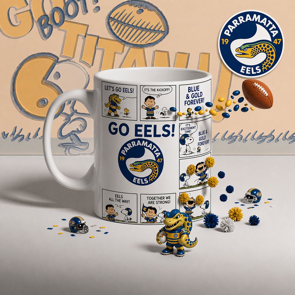 Premium NRL x PE Peanuts Comic Mug NDT LVH 200426