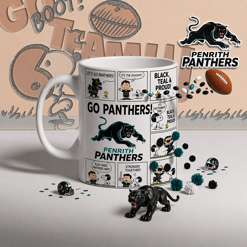 Premium NRL x PP Peanuts Comic Mug NDT LVH 200426