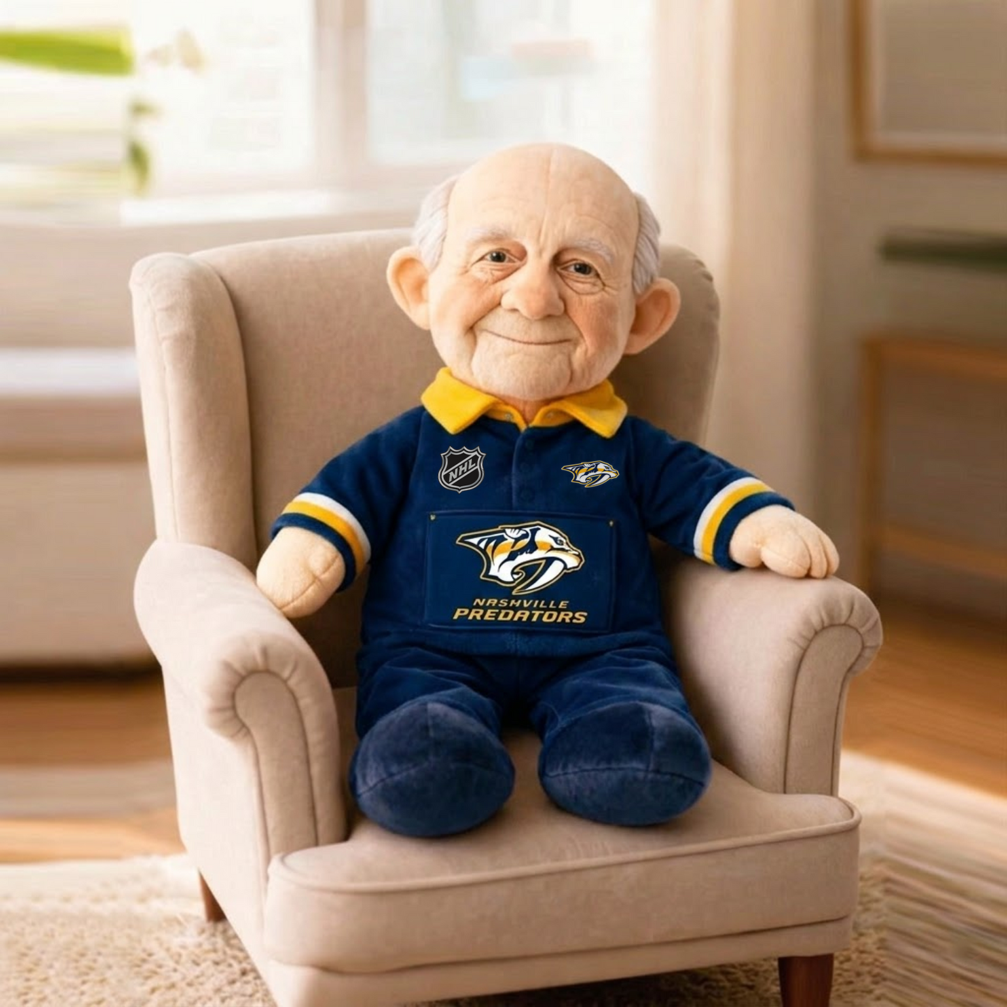 Premium NSH x NHL Grandpa Plush Mascot DATND TANTD 180426