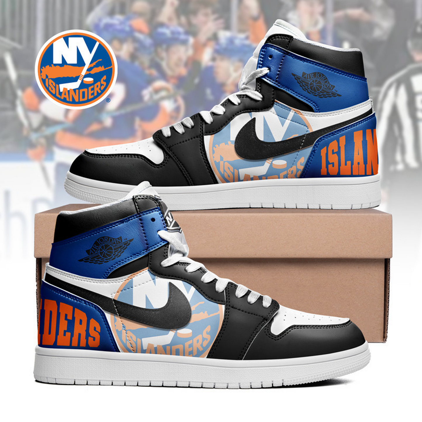 Premium NYI x NHL Teams High Top Sneakers DATND TANTD 090526